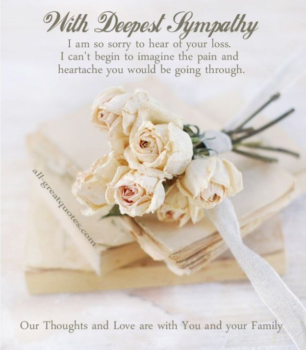 Detail Deepest Sympathy Quotes Nomer 2