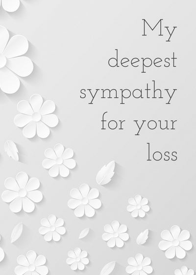 Detail Deepest Sympathy Quotes Nomer 17