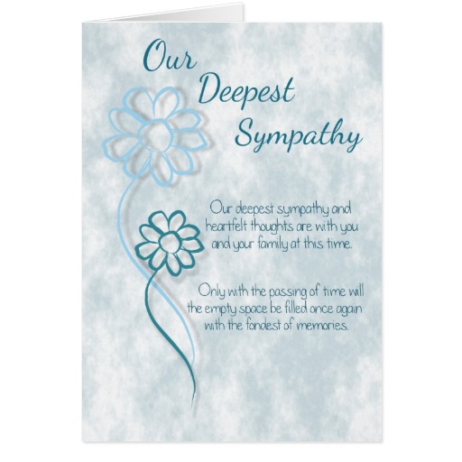 Detail Deepest Sympathy Quotes Nomer 24