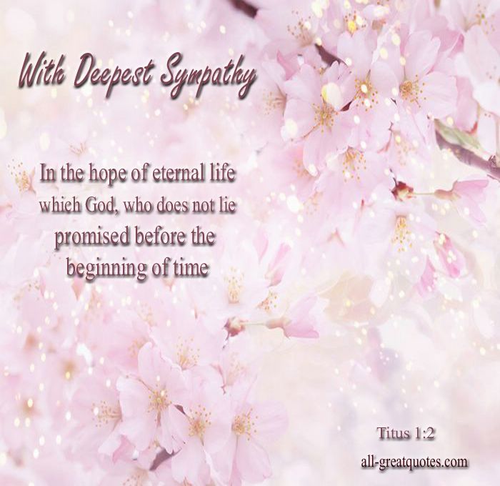 Detail Deepest Sympathy Quotes Nomer 5