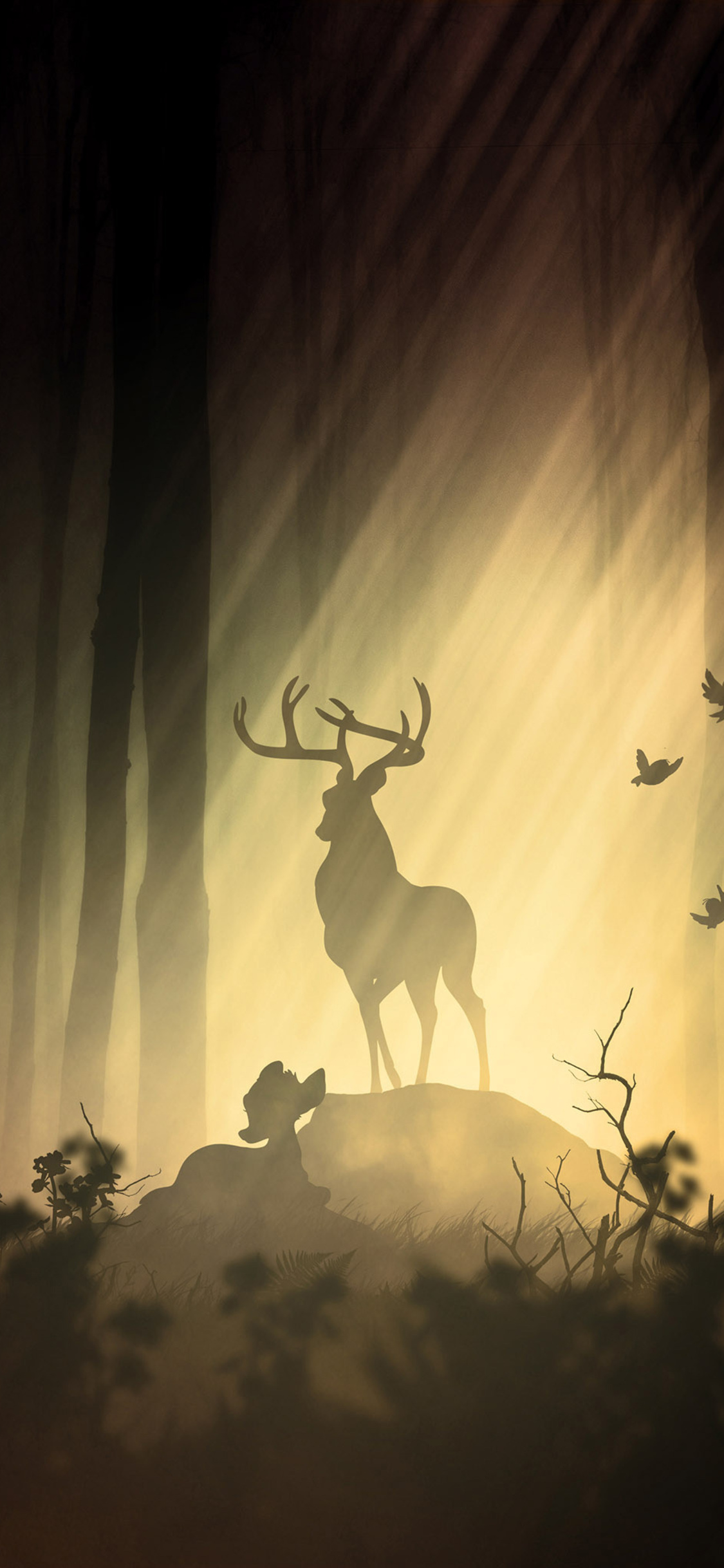 Detail Deer Backgrounds For Iphone Nomer 23