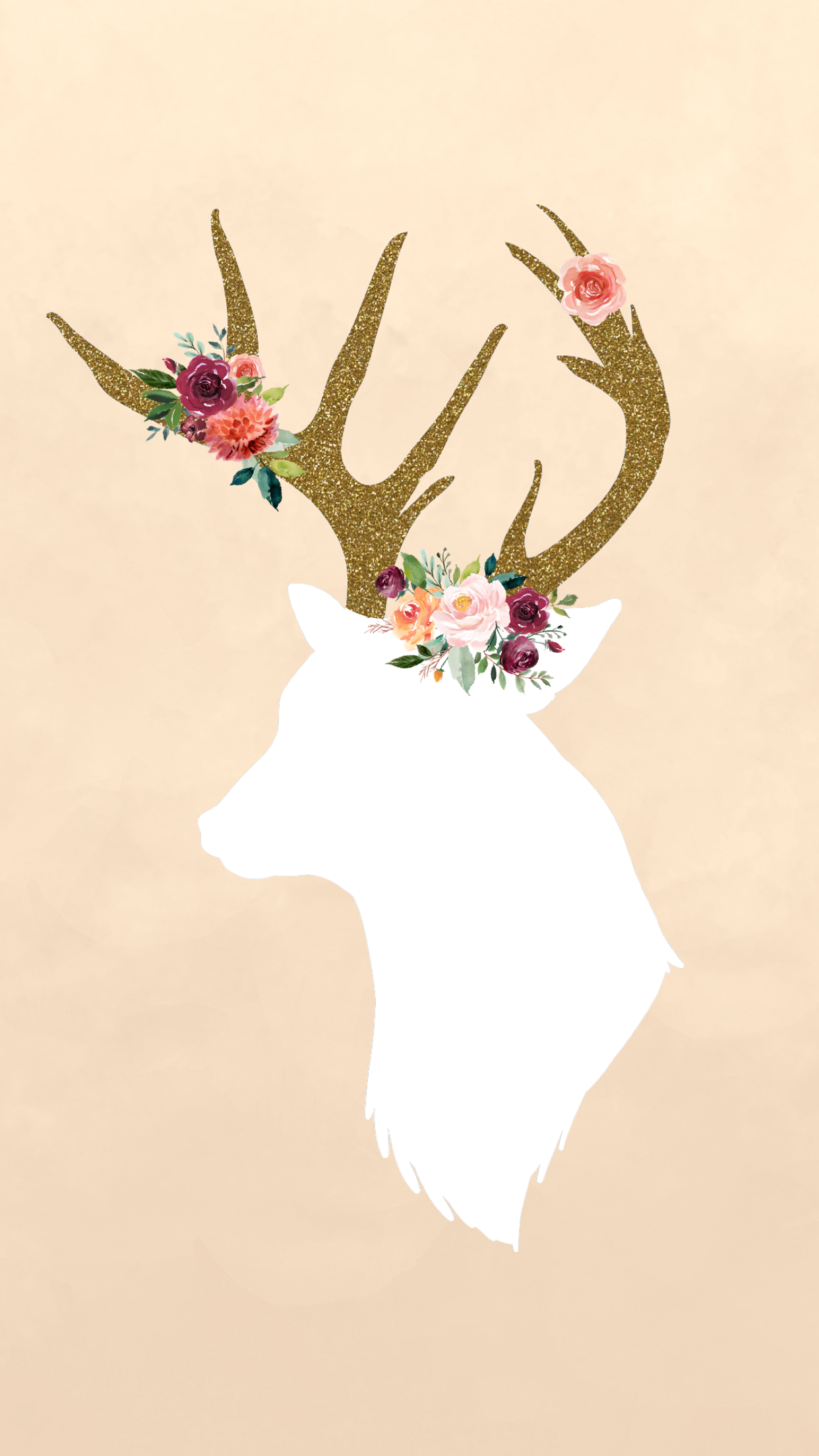 Detail Deer Backgrounds For Iphone Nomer 42