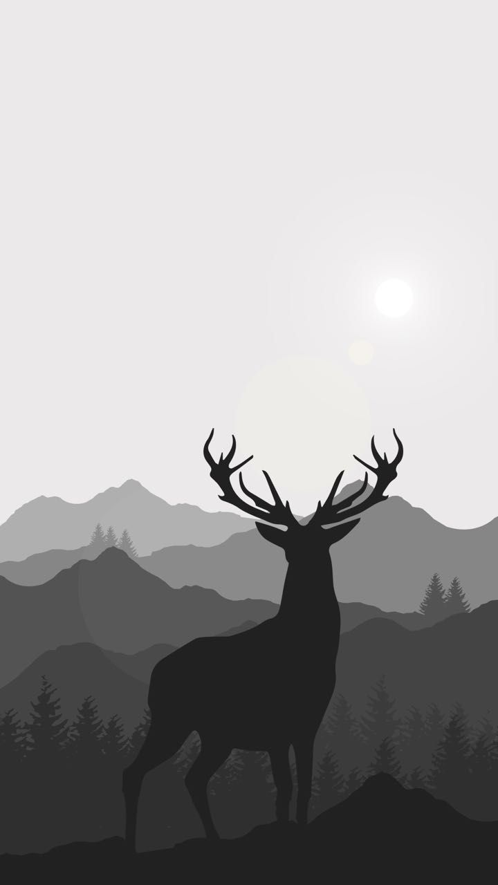 Detail Deer Backgrounds For Iphone Nomer 6