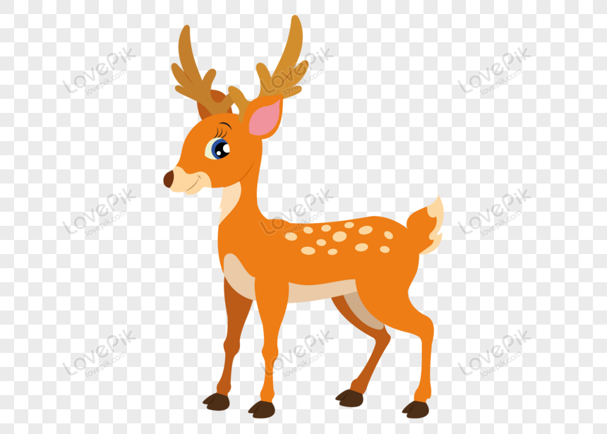 Detail Deer Cartoon Png Nomer 4