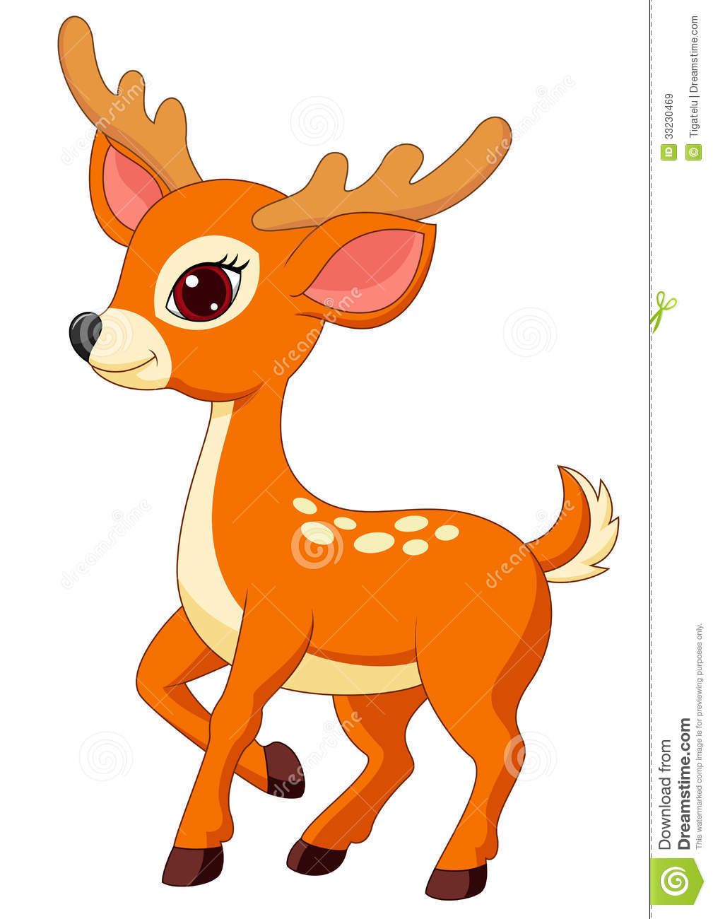 Detail Deer Clipart Free Nomer 22