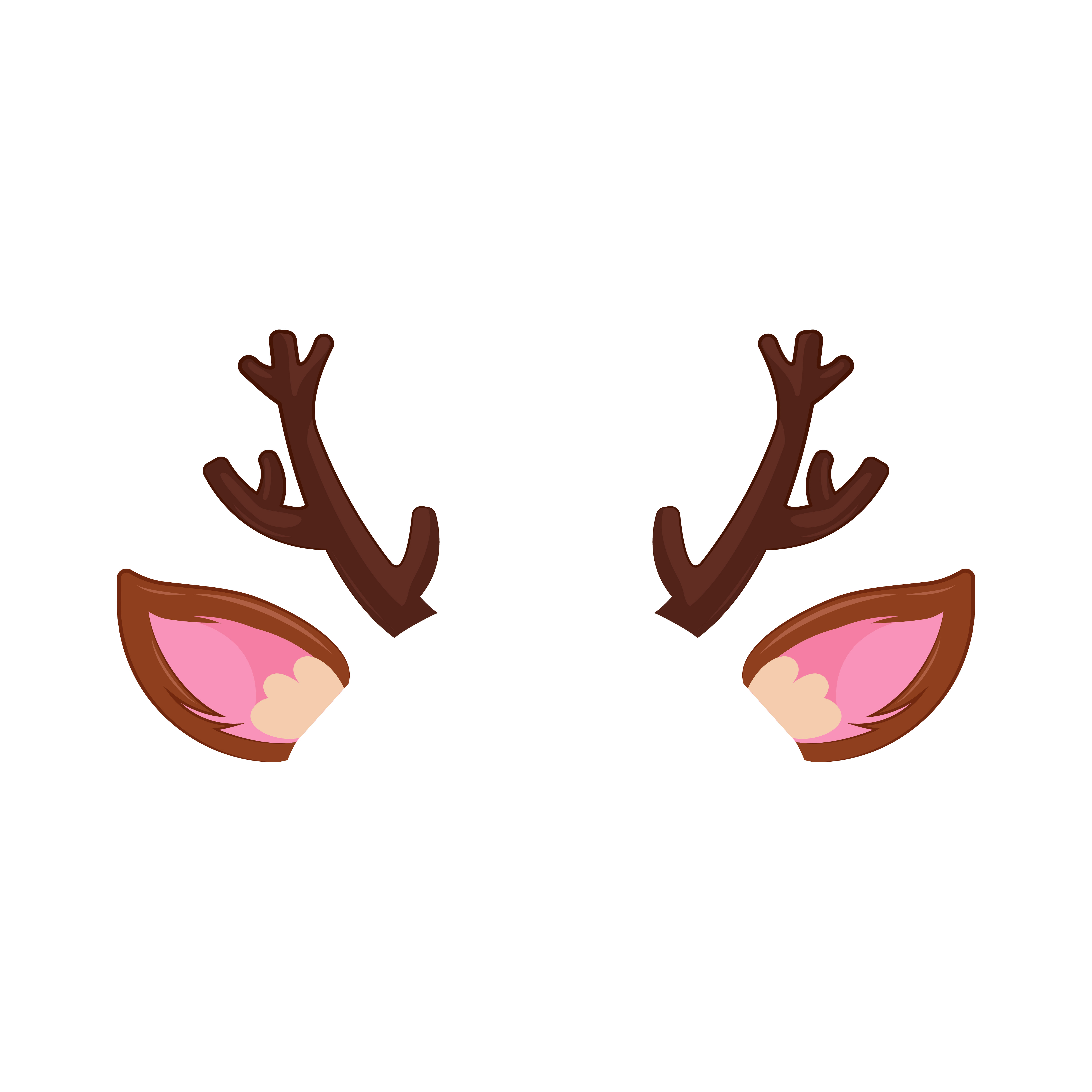 Deer Ears Clipart - KibrisPDR