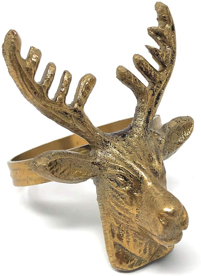 Detail Deer Napkin Rings Nomer 14