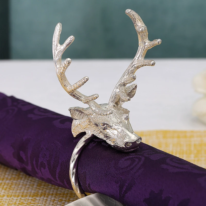 Detail Deer Napkin Rings Nomer 3