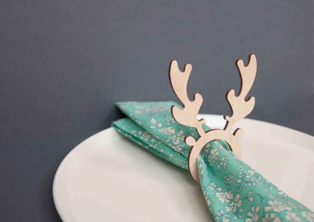 Detail Deer Napkin Rings Nomer 21