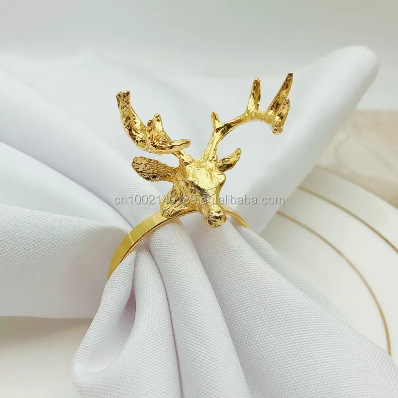 Detail Deer Napkin Rings Nomer 34