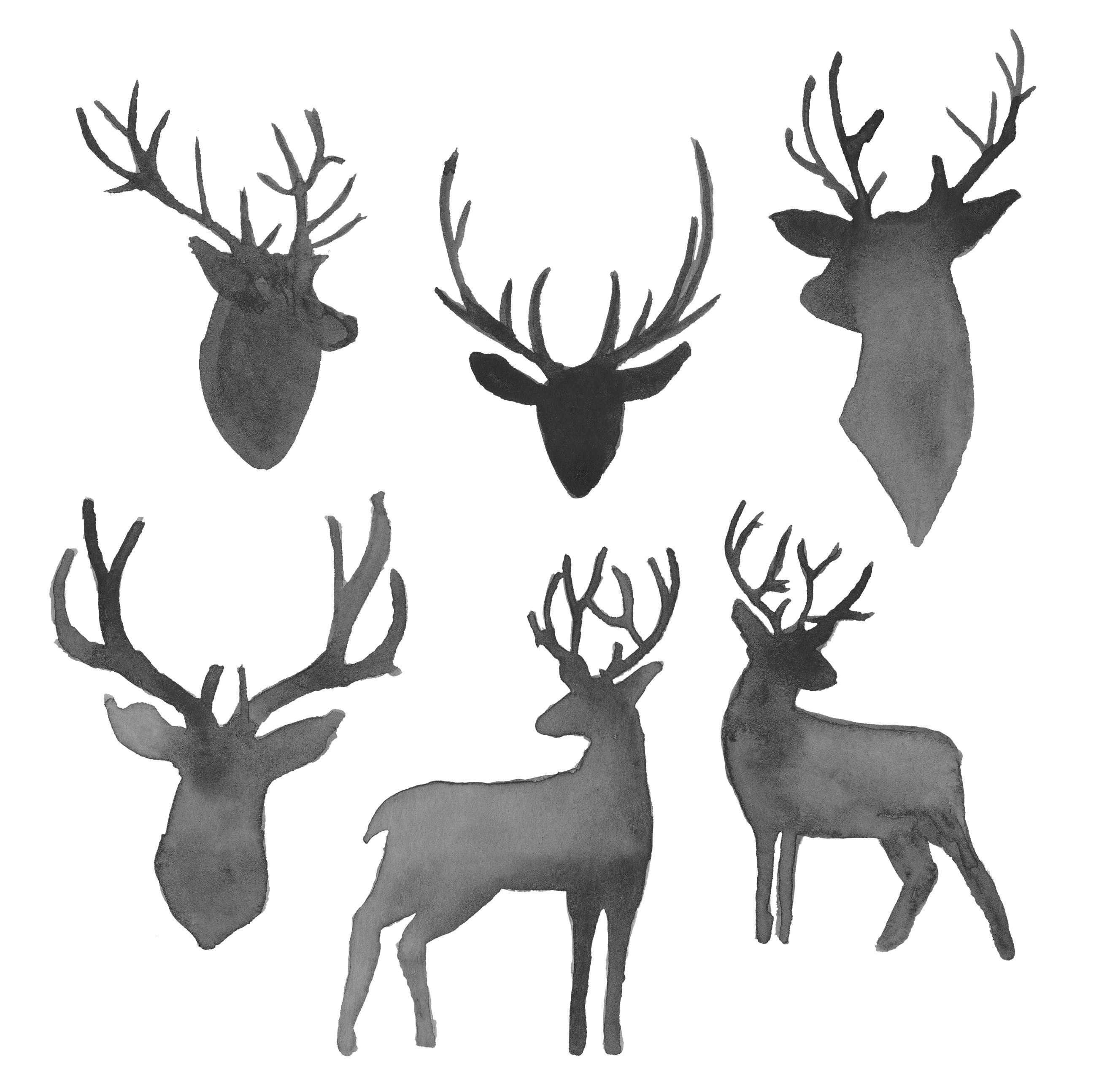 Detail Deer Silhouette Png Nomer 33