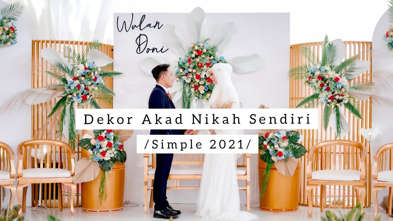 Detail Dekor Akad Nikah Simple Nomer 45