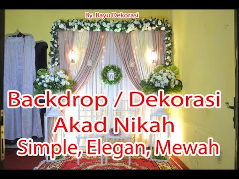 Detail Dekor Akad Nikah Simple Nomer 46