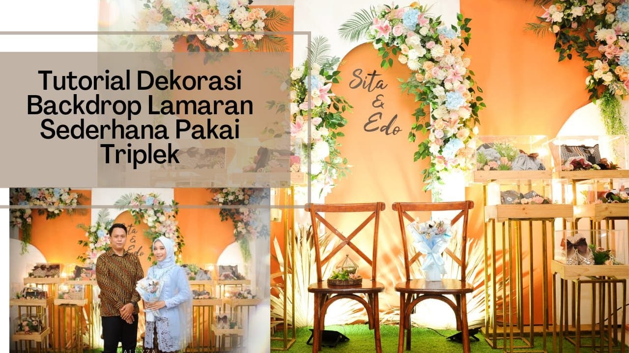 Detail Dekor Backdrop Lamaran Nomer 46