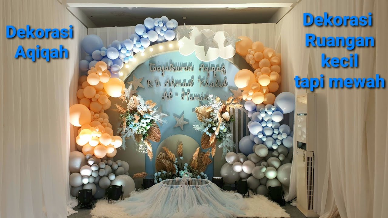 Detail Dekor Balon Aqiqah Nomer 12