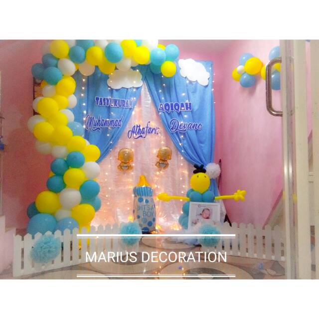 Detail Dekor Balon Aqiqah Nomer 25