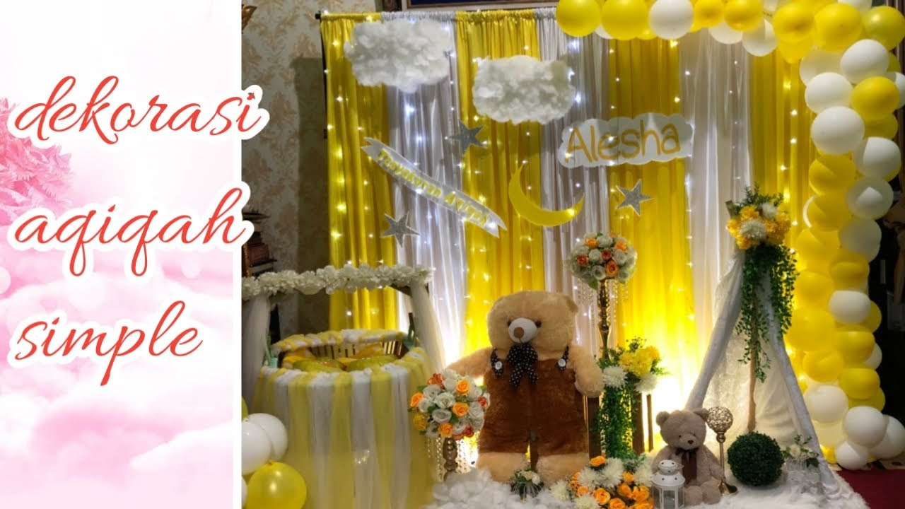 Detail Dekor Balon Aqiqah Nomer 36