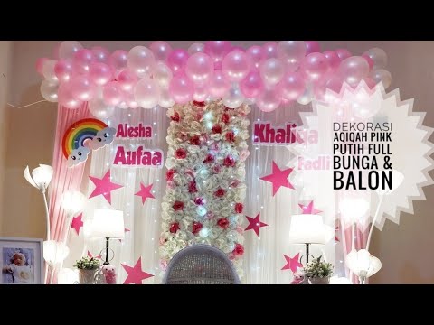 Detail Dekor Balon Aqiqah Nomer 55