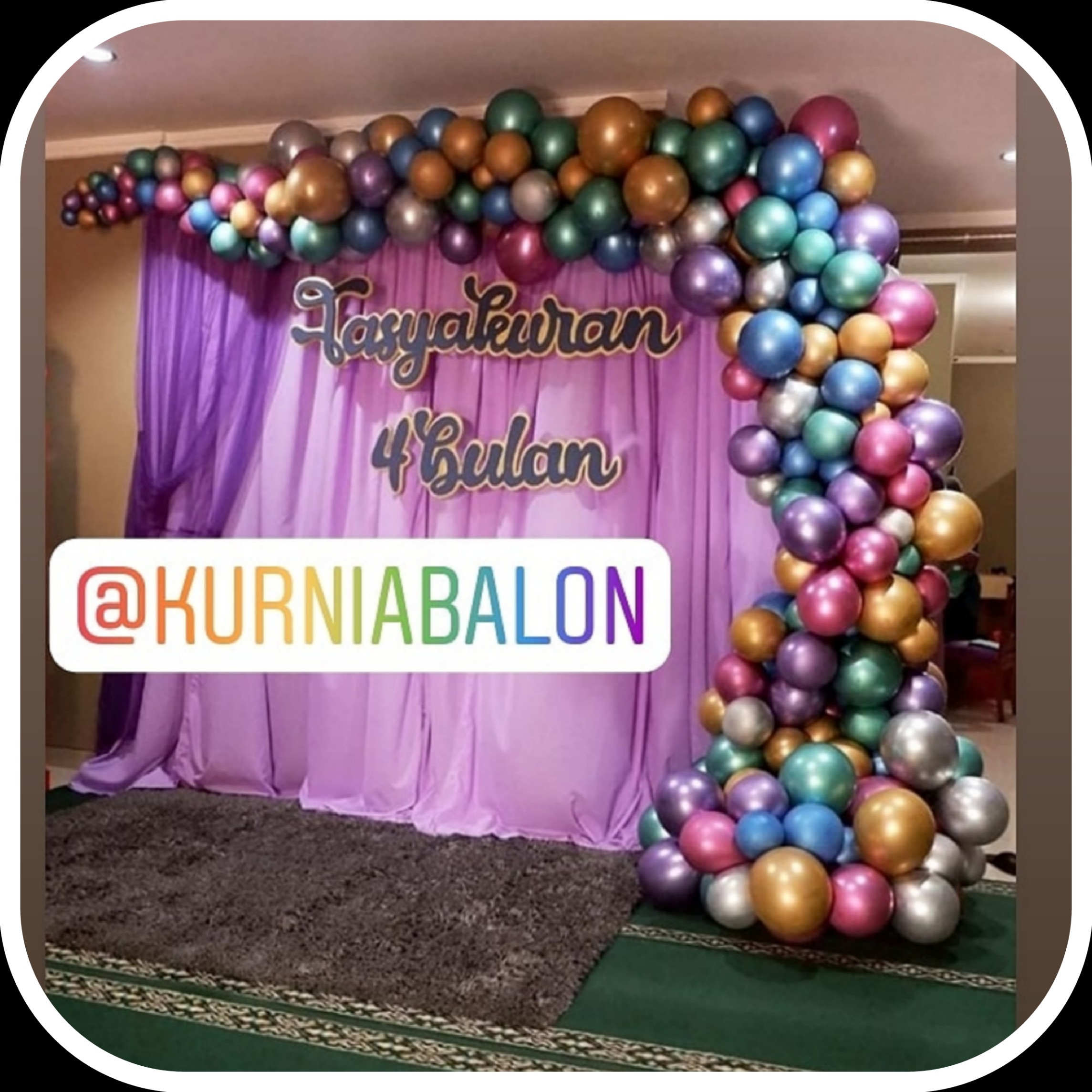 Detail Dekor Balon Simple Nomer 39