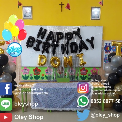 Detail Dekor Balon Simple Nomer 50