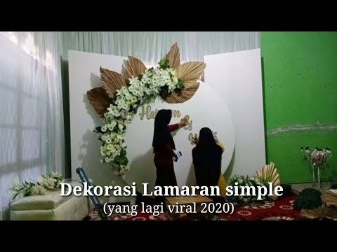 Detail Dekor Lamaran Rustic Simple Nomer 9