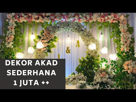 Detail Dekor Minimalis Akad Nikah Nomer 28