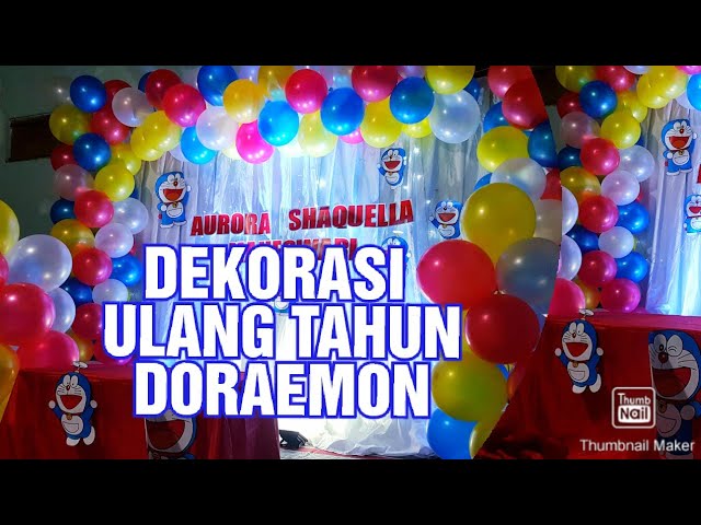 Detail Dekor Ultah Tema Doraemon Nomer 33