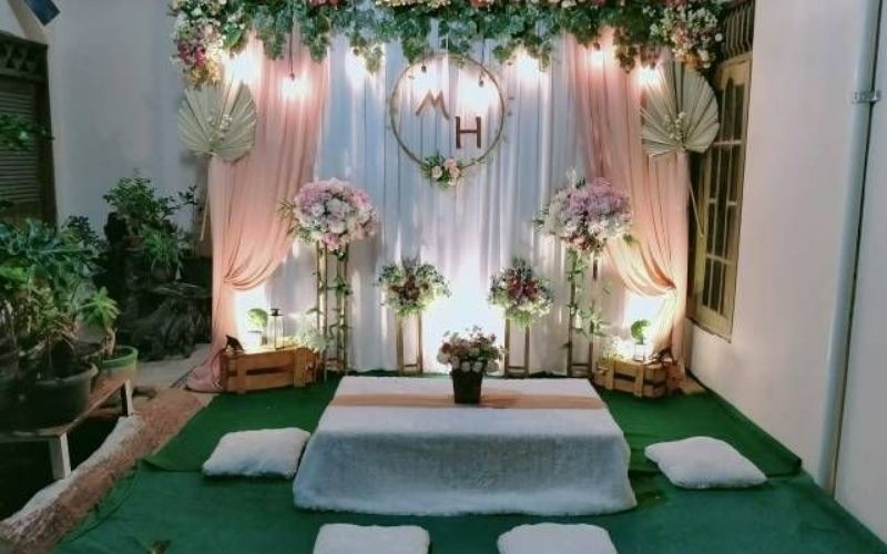 Detail Dekorasi Akad Nikah Di Rumah Tanpa Kursi Nomer 2