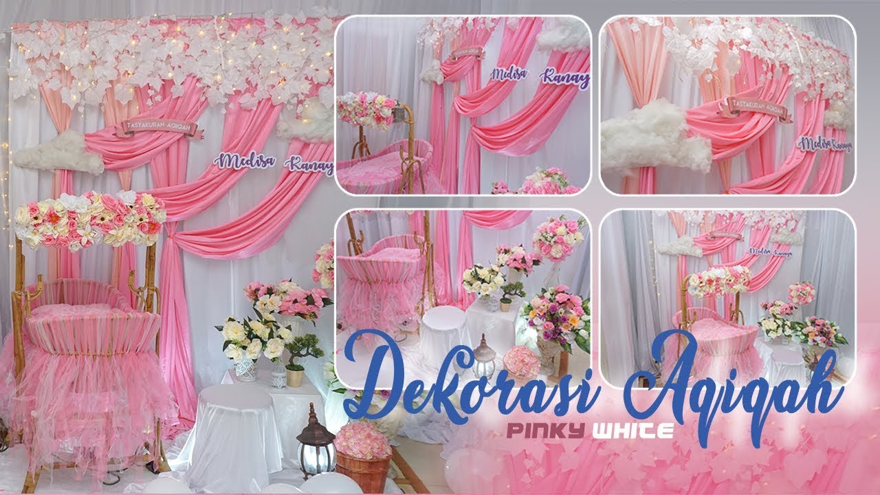 Detail Dekorasi Aqiqah Balon Pink Nomer 5