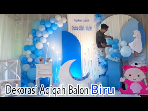 Detail Dekorasi Aqiqah Sederhana Dengan Balon Nomer 37