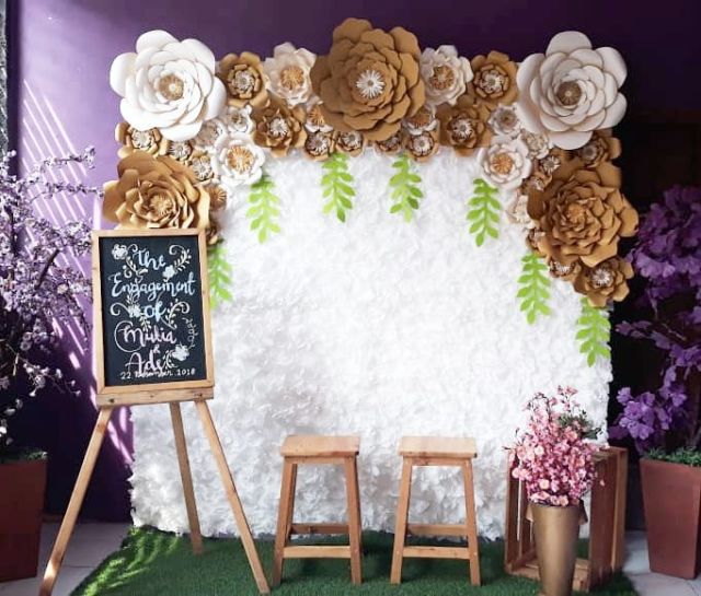 Detail Dekorasi Backdrop Bunga Nomer 2