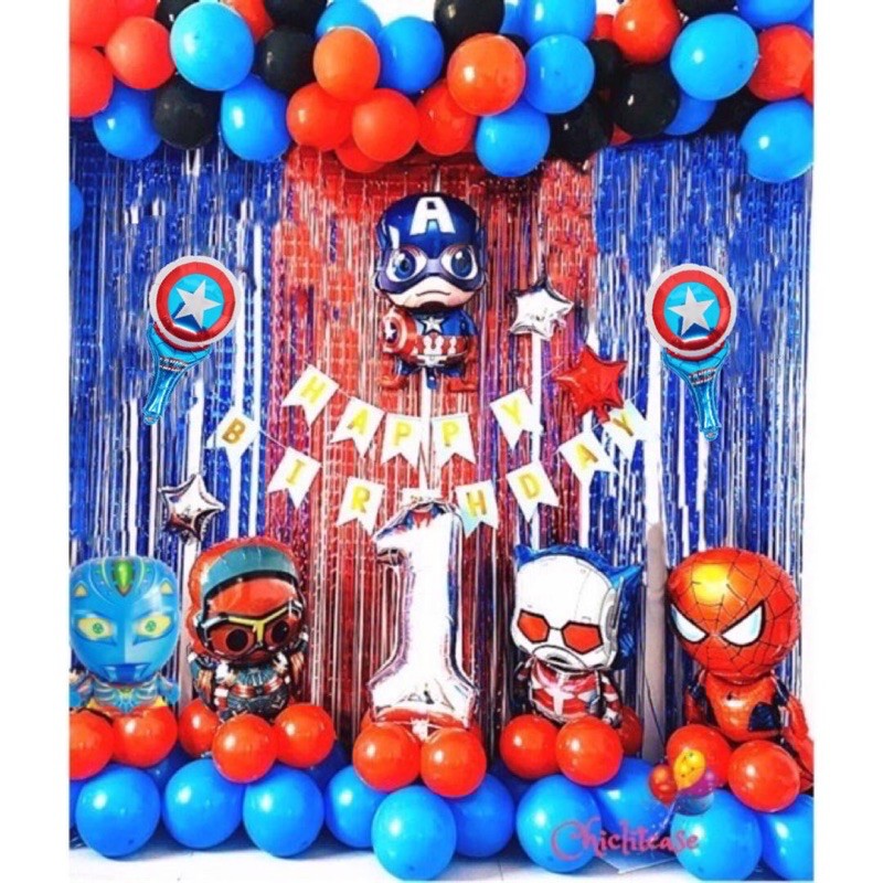 Detail Dekorasi Balon Tema Spiderman Nomer 25