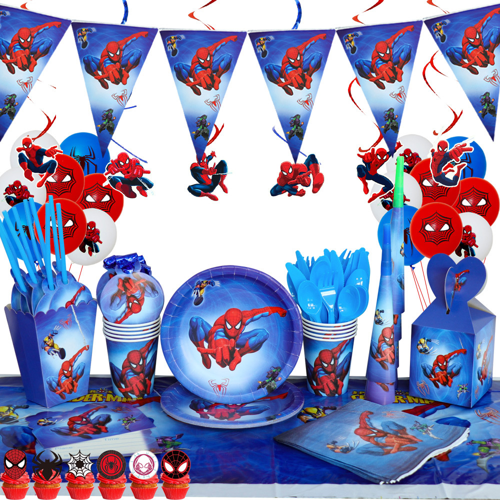 Detail Dekorasi Balon Tema Spiderman Nomer 51