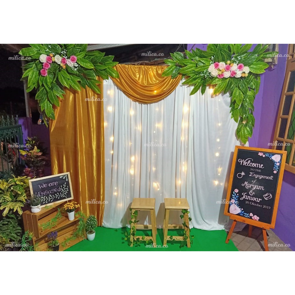 Detail Dekorasi Foto Booth Wedding Simple Nomer 18