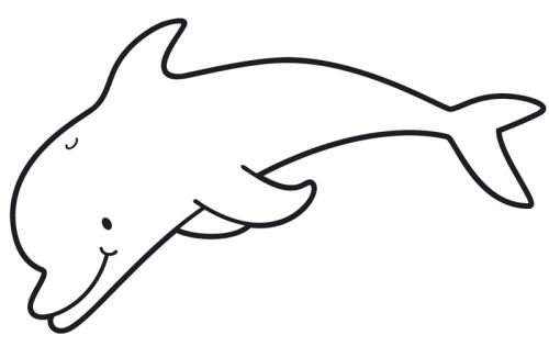 Delfin Malvorlage - KibrisPDR