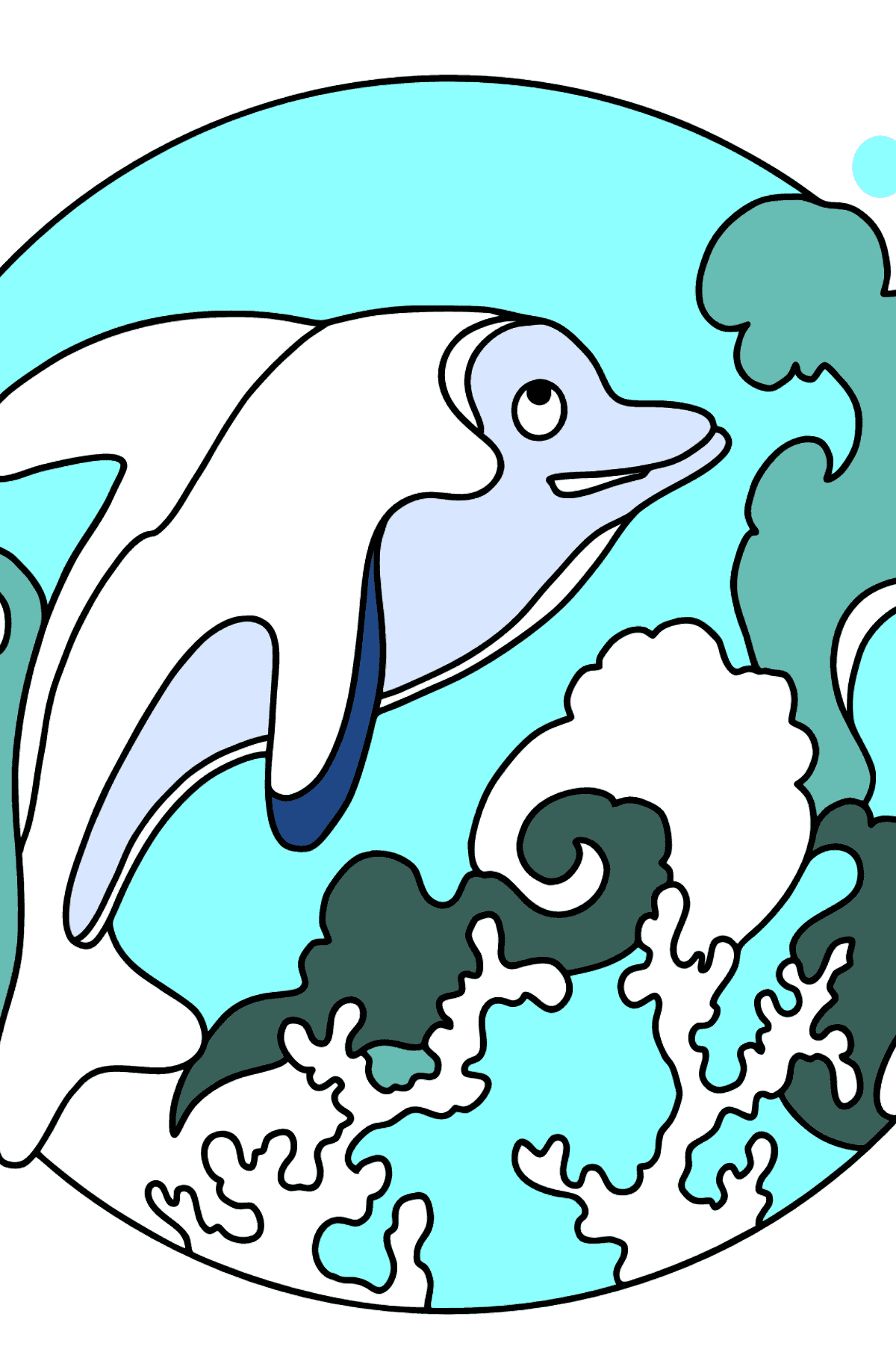 Detail Delfin Malvorlage Nomer 18