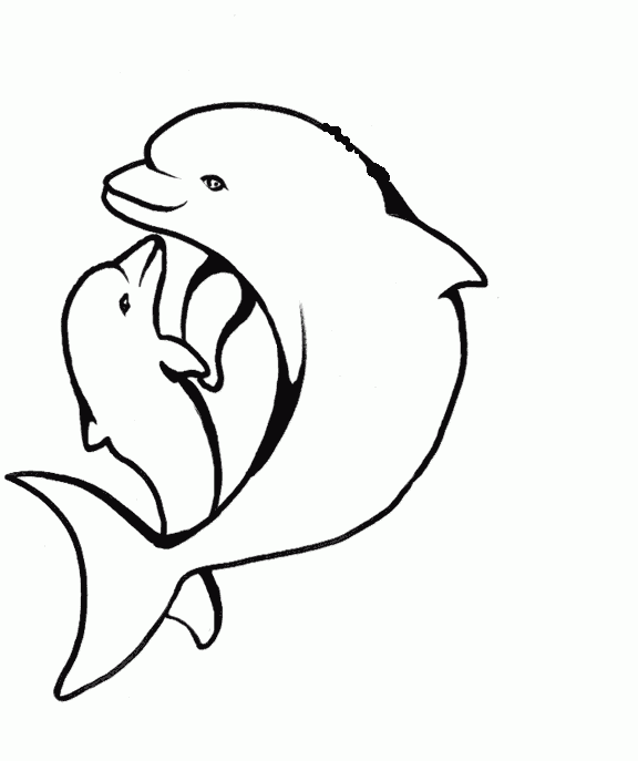 Detail Delfin Malvorlage Nomer 2