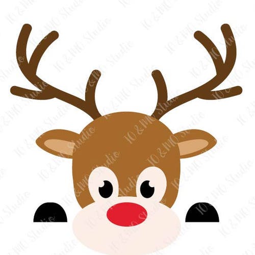 Detail Draw Rudolph Face Nomer 10