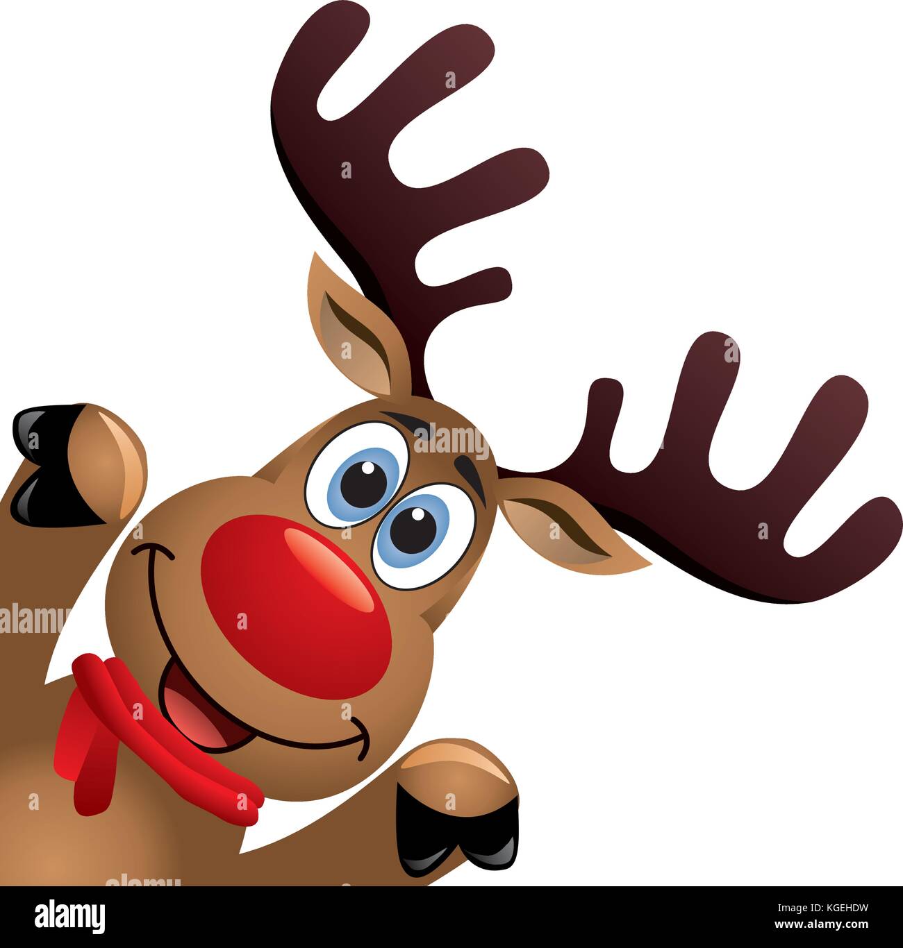 Detail Draw Rudolph Face Nomer 12