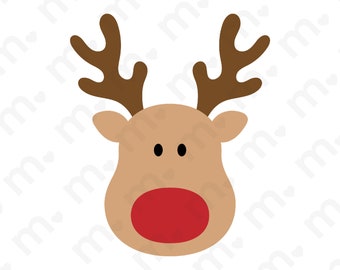 Detail Draw Rudolph Face Nomer 14