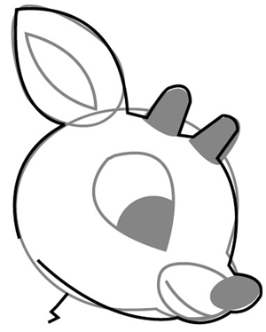 Detail Draw Rudolph Face Nomer 3