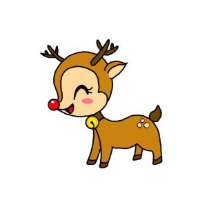 Detail Draw Rudolph Face Nomer 21