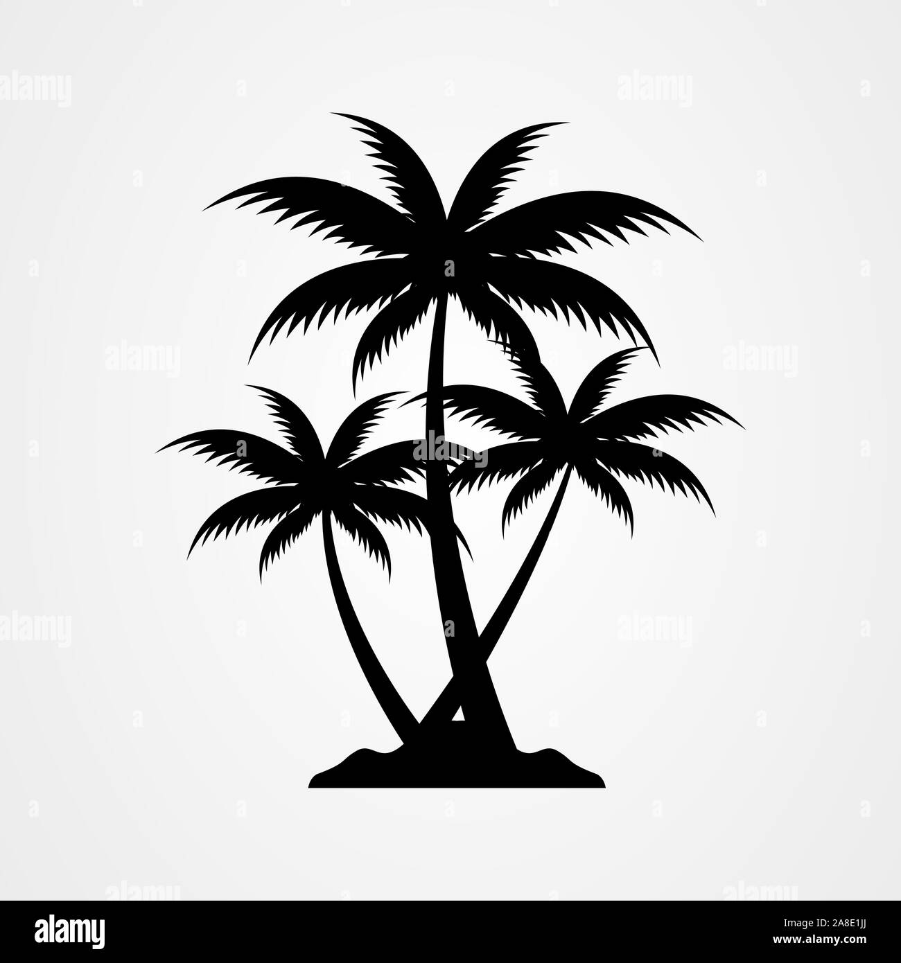 Detail Flat Palm Plant Nomer 10