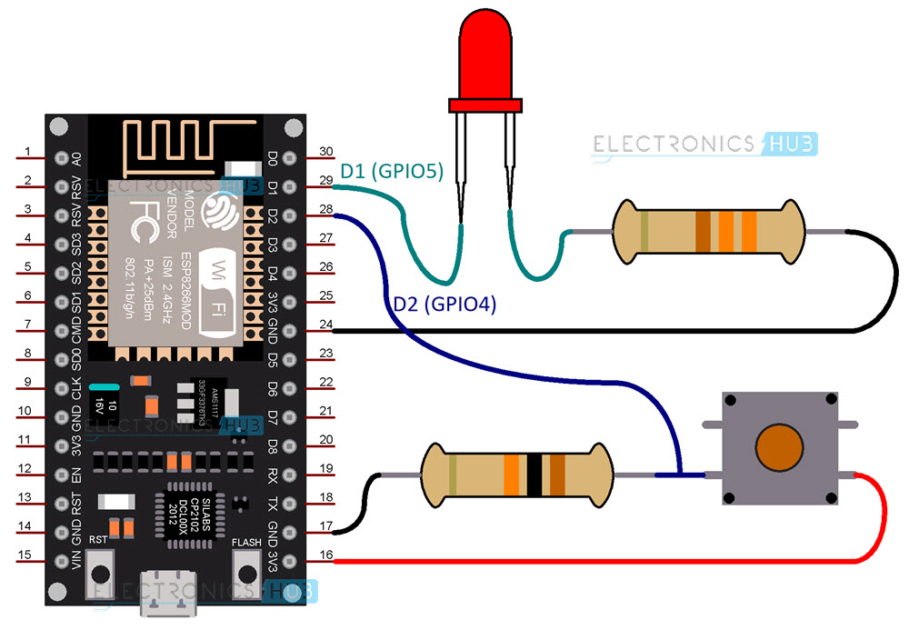 Detail Nodemcu Diode Nomer 21