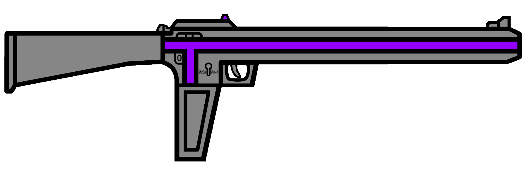 Detail Sci Fi Machine Gun Nomer 10