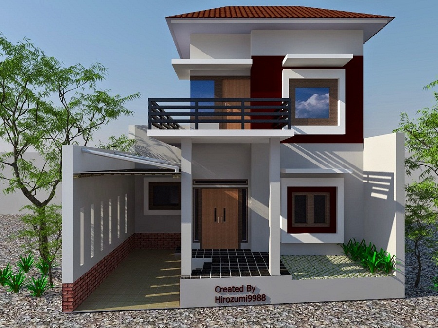 Detail Gambar Rumah Minimalis 2 Lantai 2020 Nomer 2