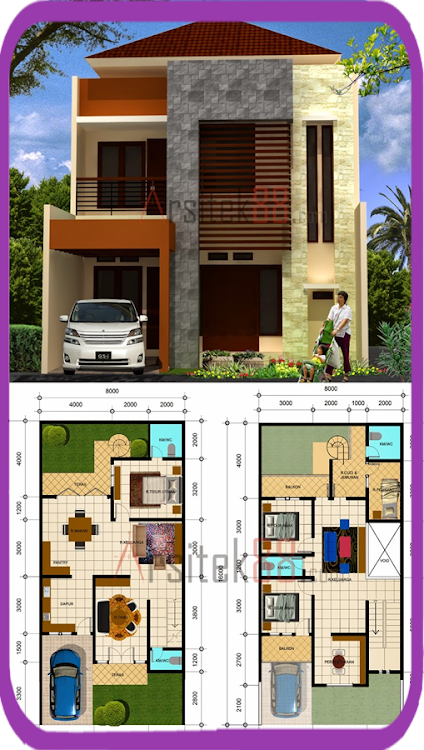 Detail Gambar Rumah Minimalis 2 Lantai Type 21 Nomer 26