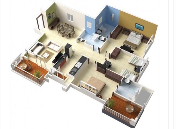 Detail Gambar Rumah Minimalis 3 Dimensi Nomer 13