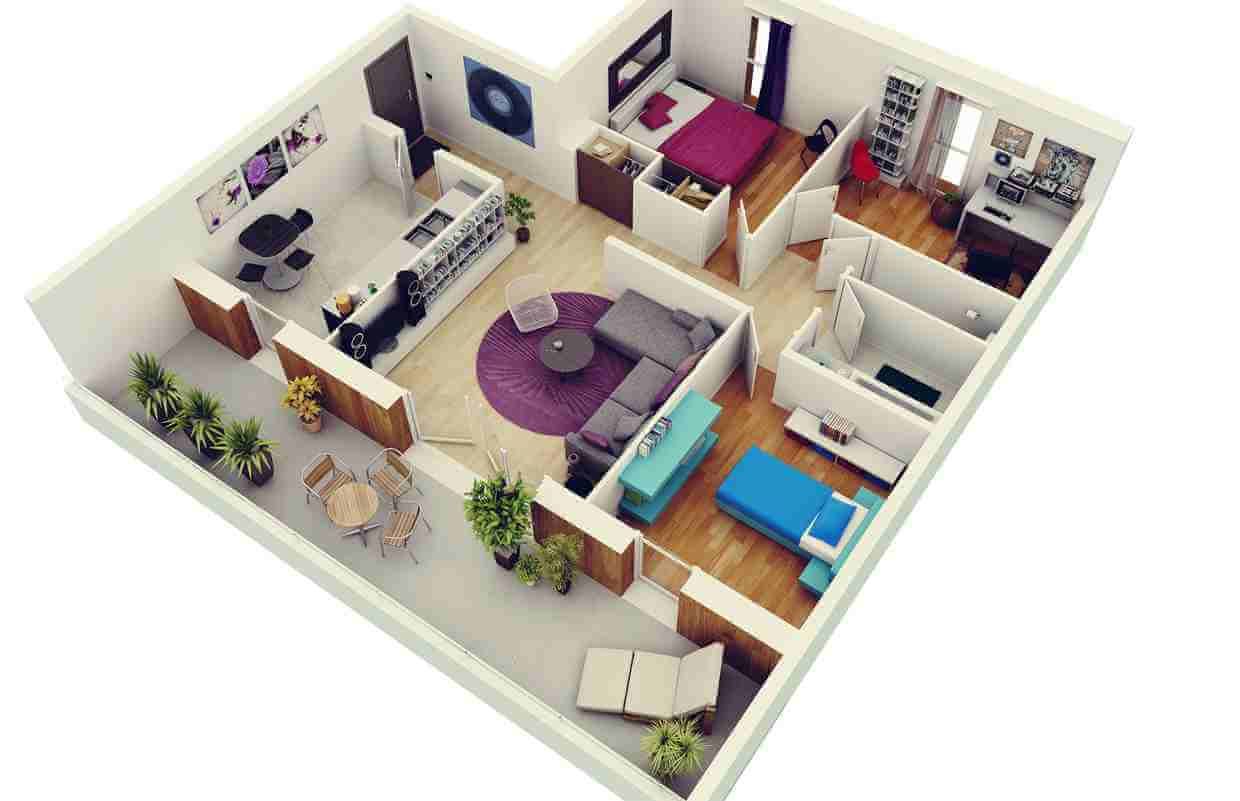 Detail Gambar Rumah Minimalis 3 Dimensi Nomer 21