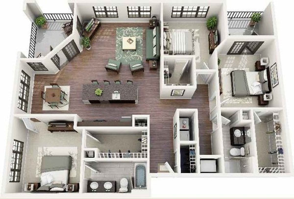 Detail Gambar Rumah Minimalis 3 Dimensi Nomer 26